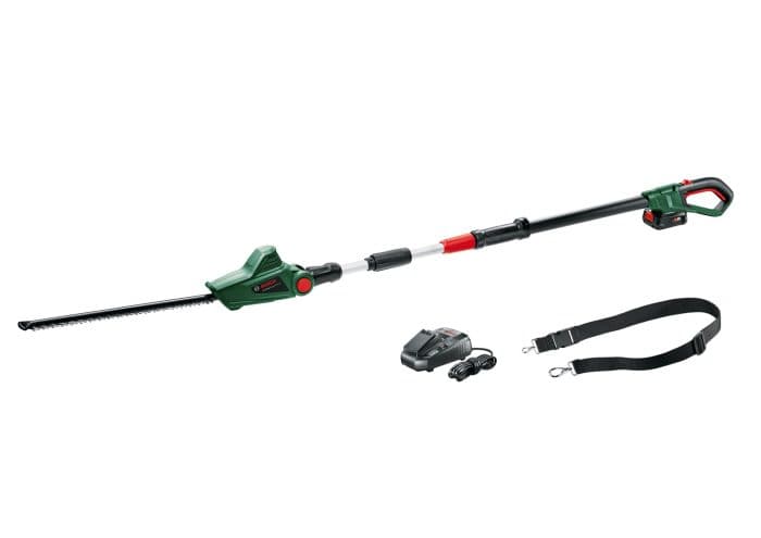 Bosch Universal Hedge Pole 18 Cordless Telescopic Hedge Cutter With 1 x 2.5Ah Battery & Charger
