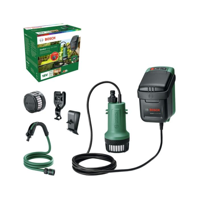 Bosch Garden Pump 18V-2000 Cordless Rainwater Pumps Bare Unit