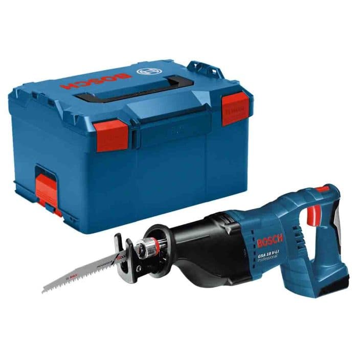 Bosch GSA18 V-LI 18V Professional Cordless Reciprocating Saw in L-Boxx