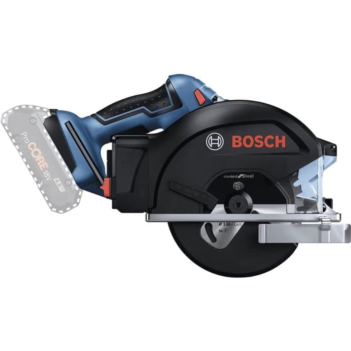 Bosch GKM 18V-50 18V Professional Circular Saw for Precision Cutting Bare Unit