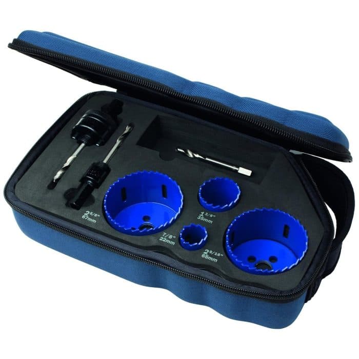 Irwin IRW10506442 600P 9 Piece Bi-Metal High Speed Holesaw Set