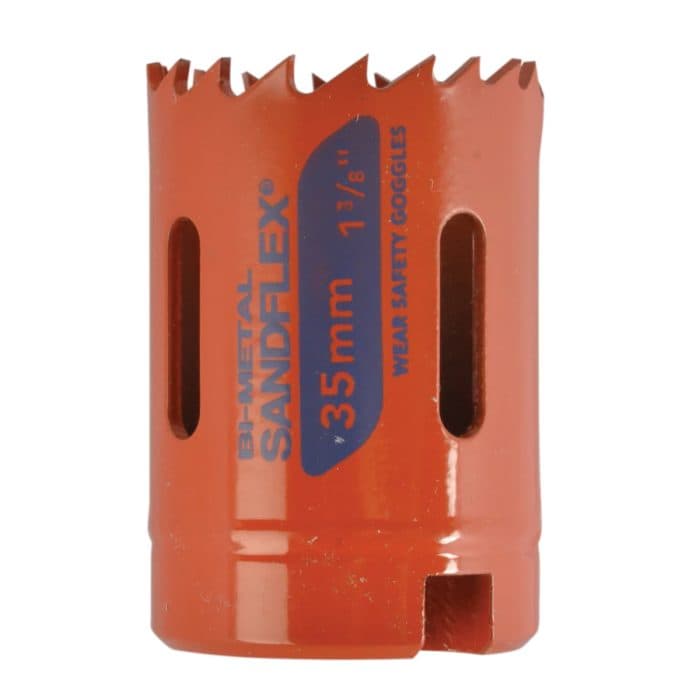 Bahco BAH383035VP 35mm Bi-Metal Variable Pitch Holesaw for Smooth, Efficient Cutting in Metal & Wood