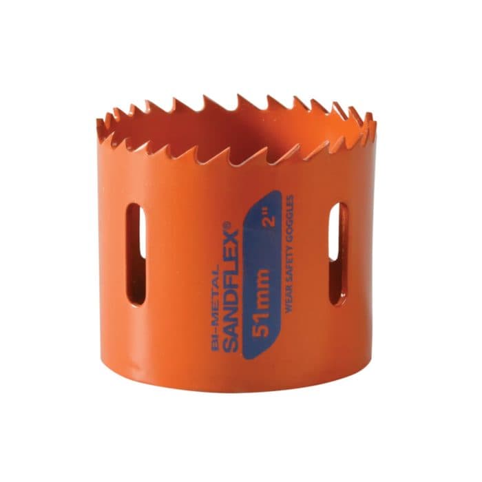 Bahco BAH383051VP 51mm Bi-Metal Variable Pitch Holesaw for Smooth, Efficient Cutting in Metal & Wood