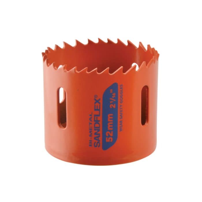 Bahco BAH383052C 52mm Bi-Metal Variable Pitch Holesaw for Smooth, Efficient Cutting in Metal & Wood