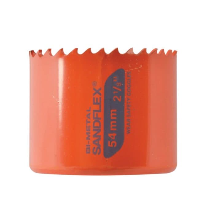 Bahco BAH383054VP 54mm Bi-Metal Variable Pitch Holesaw for Smooth, Efficient Cutting in Metal & Wood