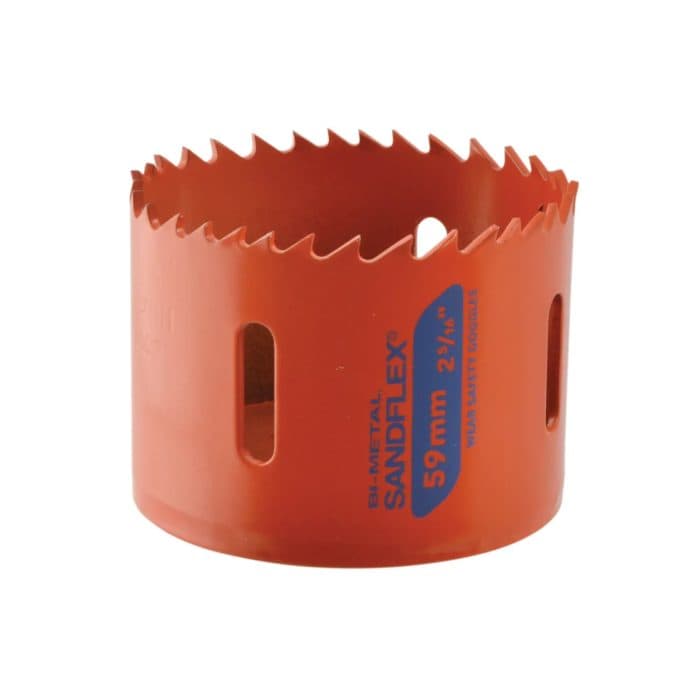 Bahco BAH383059C 59mm Bi-Metal Variable Pitch Holesaw for Smooth, Efficient Cutting in Metal & Wood