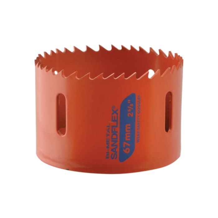 Bahco BAH383067C 67mm Bi-Metal Variable Pitch Holesaw for Smooth, Efficient Cutting in Metal & Wood