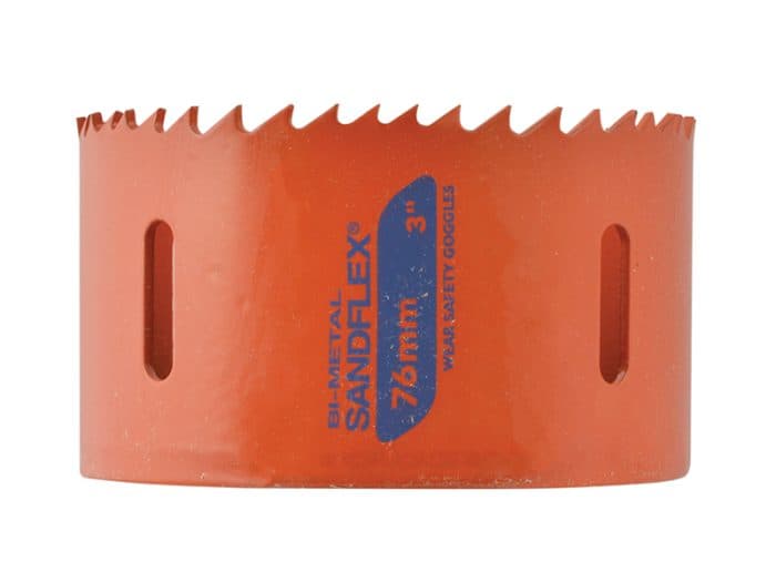 Bahco BAH383076VP 76mm Bi-Metal Variable Pitch Holesaw for Smooth, Efficient Cutting in Metal & Wood