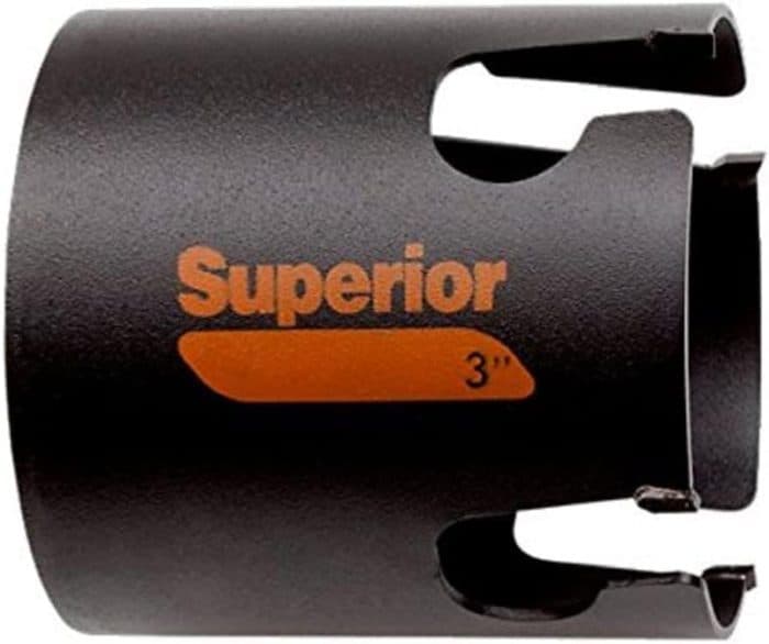 Bahco BAH383327C Superior 27mm Multi Construction Holesaw – Carded, High-Performance, Long-Lasting
