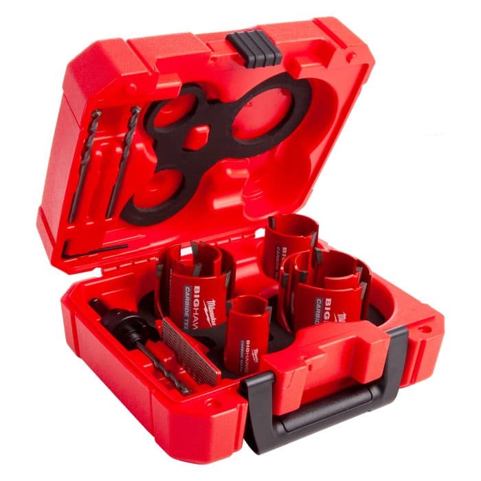 Milwaukee 4932464939 10 Piece BIG HAWG Multi-Material 6 Hole Saws