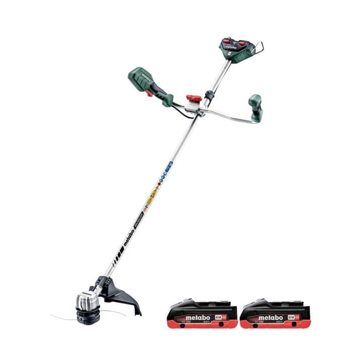 Metabo Brush Cutter Cordless 18V/36V 40cm Brushless FSB 36-18 LTX BL 40, CAS Compatibility With 2 x 4 Ah LiHD Batteries