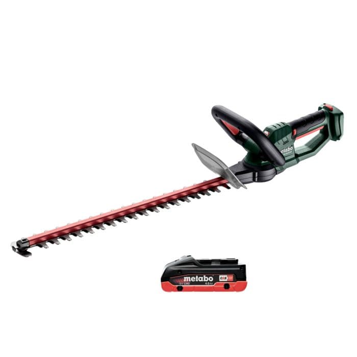 Metabo HS 18 LTX 55 18V Cordless Hedge Trimmer With 1 x 4Ah Battery