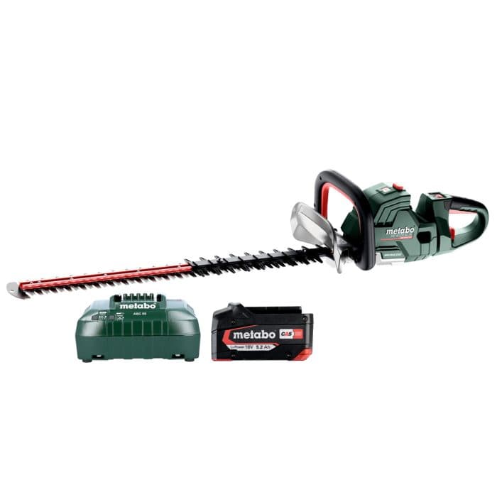 Metabo HS 18 LTX BL 75 18V Cordless Brushless 750mm Hedge Trimmer With 1 x 5.2Ah Battery & Charger