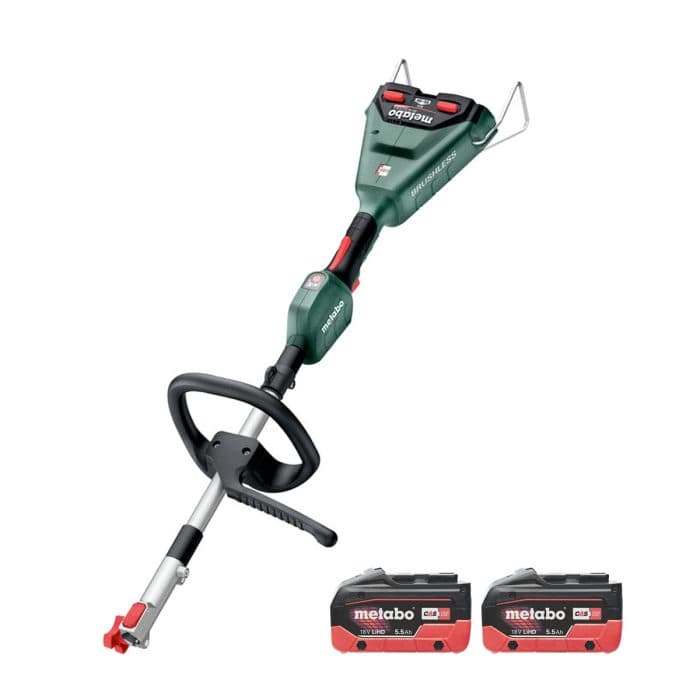 Metabo MA 36-18 LTX BL Q 18V / 36V Cordless Brushless Split Shaft Multi Tool With 2 x 5.5Ah Batteries