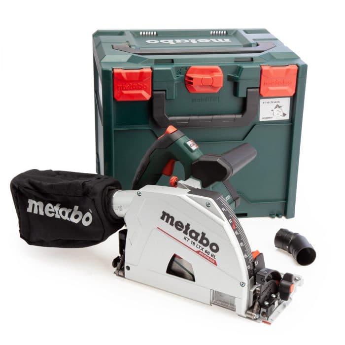 Metabo KT 18 LTX 66 BL 18V Cordless Brushless 165mm Plunge Cut Circular Saw With MetaBox
