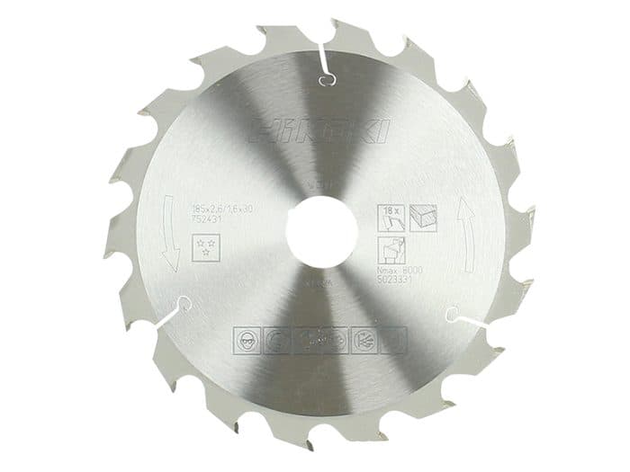 HiKOKI HIK752431 Circular Saw Blade 185 x 30mm x 18T