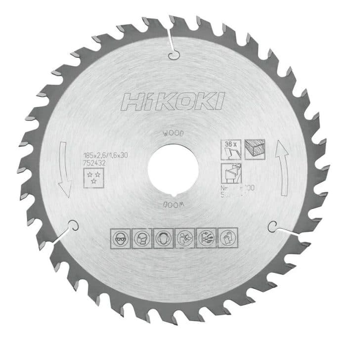 HiKOKI Circular Saw Blade 185 x 30mm x 36T
