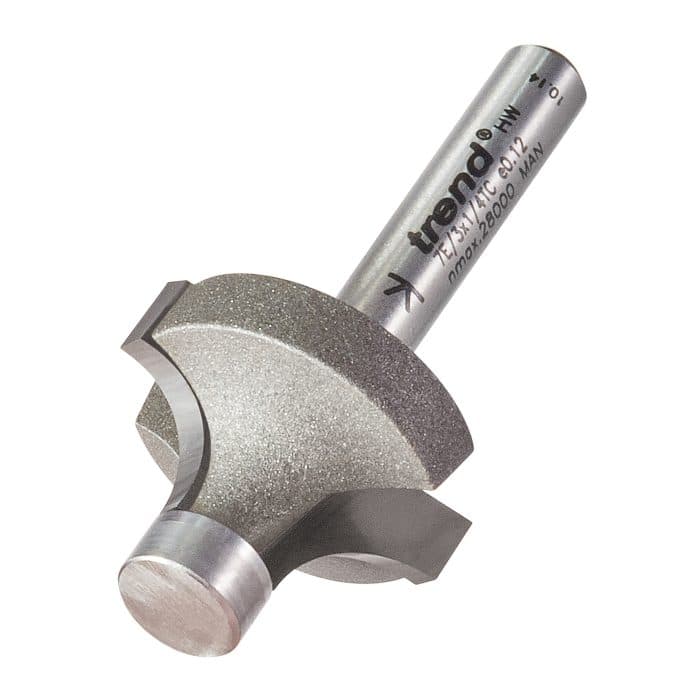 TREND Pin guided round over cutter