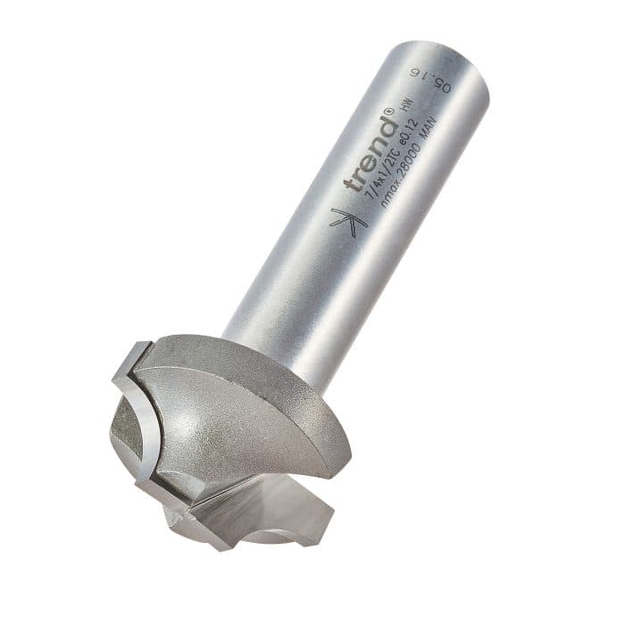 TREND Ovolo rounding over cutter 8mm radius
