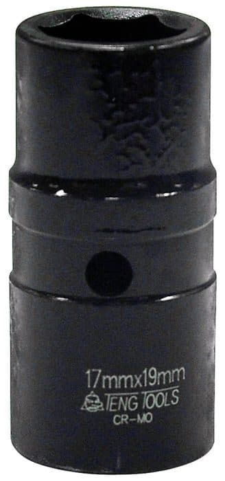 Teng Tools 1/2" Double Ended Impact Socket Metric 17 x 19mm