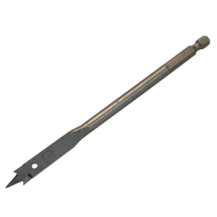 Bahco BAH962910 Flat Spade Bit – 10mm Wood Drill Bit for Fast, Clean Boring