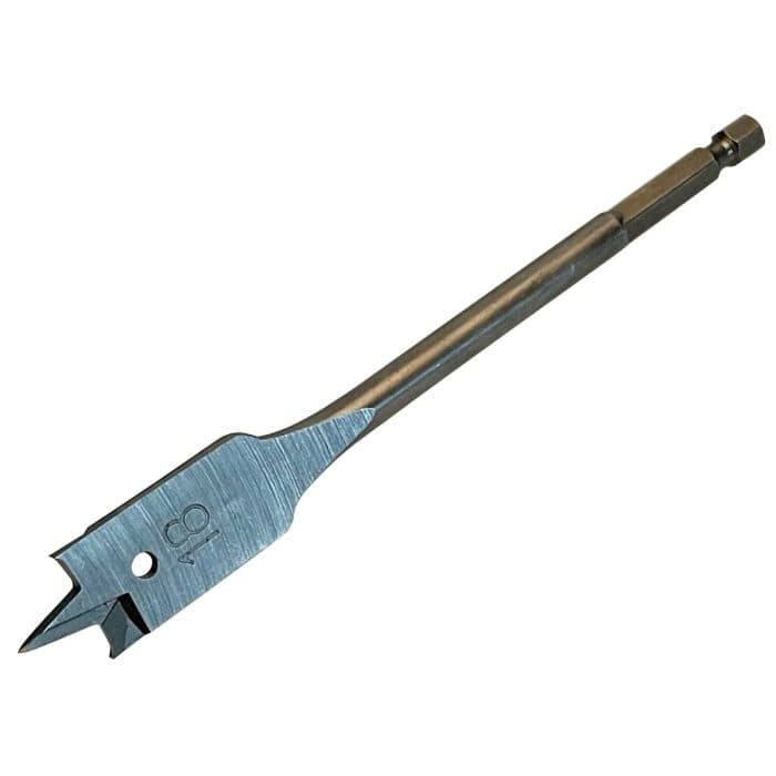 9629-18 Flat Bahco BAH962918 Flat Spade Bit – 18mm Wood Drill Bit for Fast, Clean Boring | 9629-1818mm