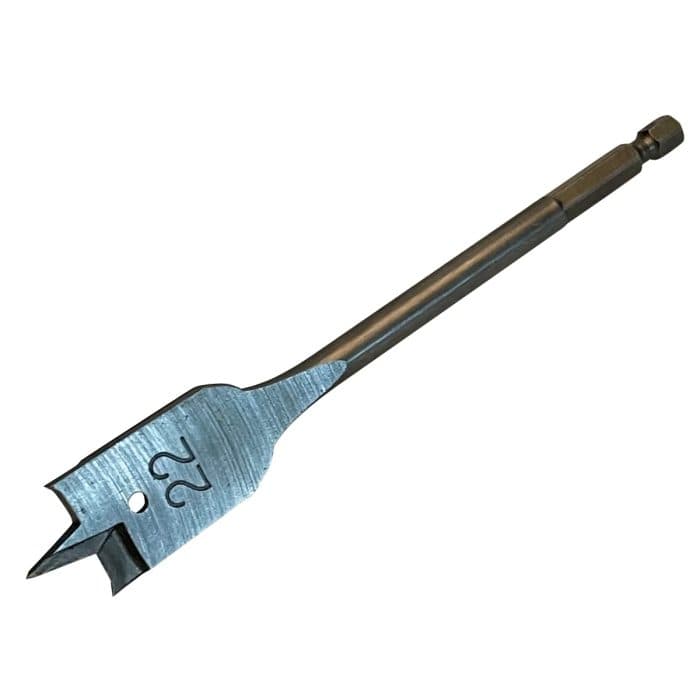 Bahco BAH962922 Flat Spade Bit – 22mm Wood Drill Bit for Fast, Clean Boring