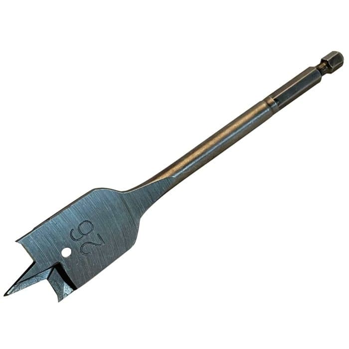 Bahco BAH962926 Flat Spade Bit – 26mm Wood Drill Bit for Fast, Clean Boring
