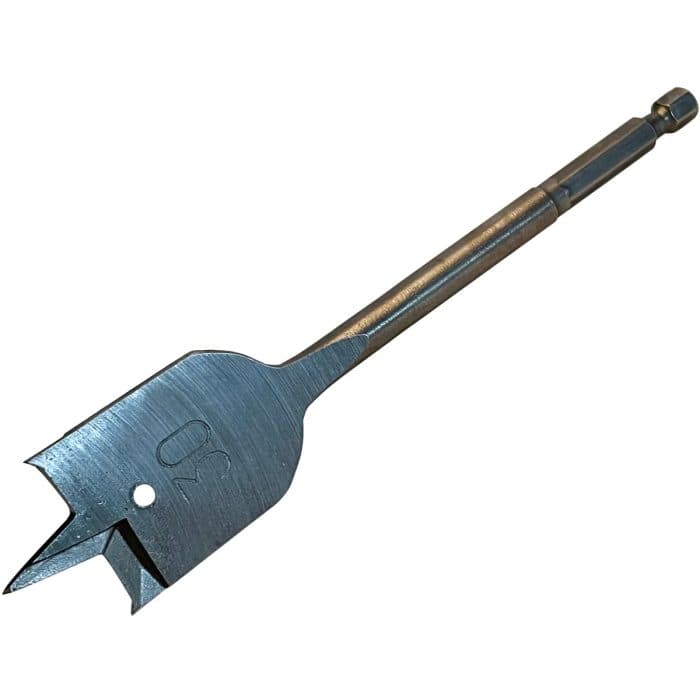 Bahco BAH962930 Flat Spade Bit – 30mm Wood Drill Bit for Fast, Clean Boring