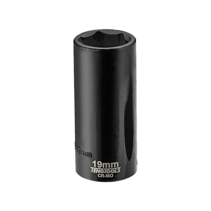 Teng Tools 3/8" Deep Impact Socket ANSI Metric 19mm