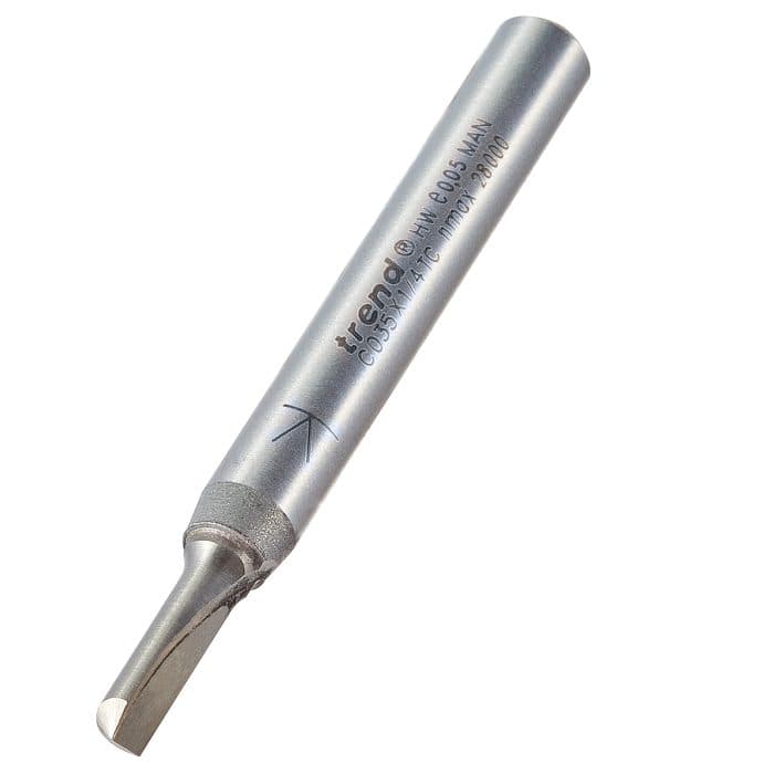TREND One Flute 4mm diameter x 11.1mm cut