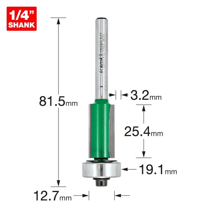 TREND Overlap trim12.7mm diameter