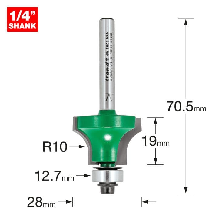 TREND Bearing guided glazing bar cutter