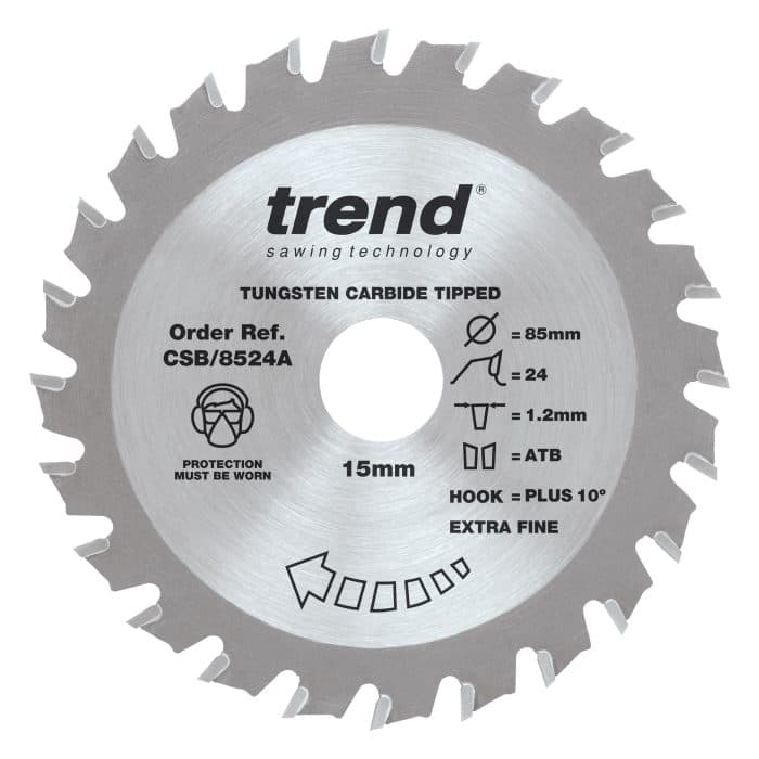 TREND Craft saw blade 85x 24 teeth x 15