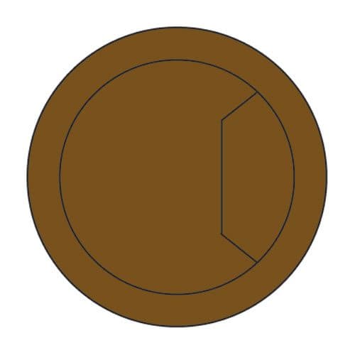 TREND Cable tidy insert brown