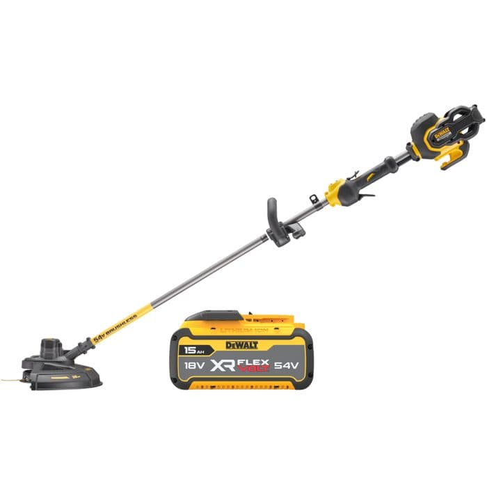 DeWalt DCM571N 54V FlexVolt Cordless Brushless 38cm Grass Trimmer / Brush Cutter With 1 x 15.0Ah Battery