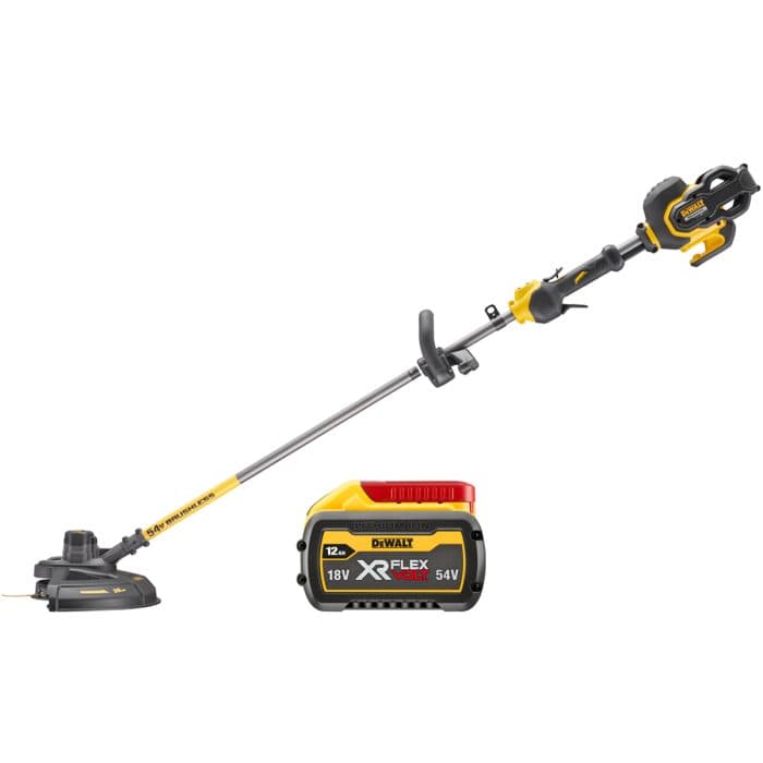 DeWalt DCM571N 54V FlexVolt Cordless Brushless 38cm Grass Trimmer / Brush Cutter With 1 x 12.0Ah Battery
