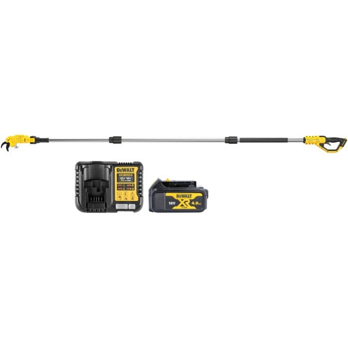 DeWalt DCMPP569N 18V XR Cordless Pole Pruner With 1 x 4.0Ah Battery & Charger