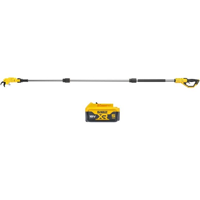 DeWalt DCMPP569N 18V XR Cordless Pole Pruner With 1 x 5.0Ah Battery