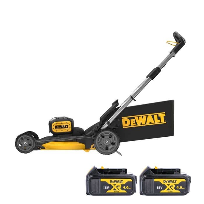 DeWalt DCMWP134N 18V / 36V XR Cordless Brushless 53cm Lawn Mower With 2 x 4.0Ah Batteries