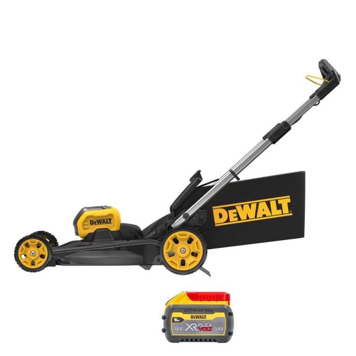 DeWalt DCMWP500N 54V FlexVolt Cordless Brushless 53cm Lawn Mower With 1 x 9.0Ah Battery
