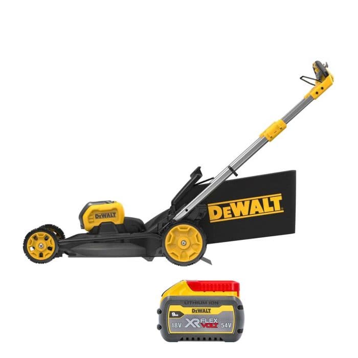 DeWalt DCMWSP550N 54V FlexVolt Cordless Brushless 53cm Lawn Mower With 1 x 9.0Ah Battery