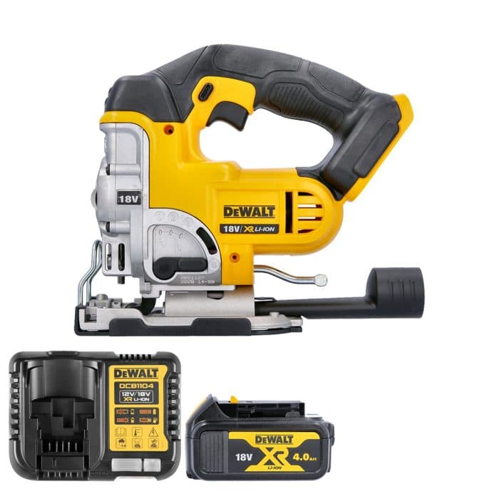 DeWalt DCS331 18V XR Li-Ion Cordless Jigsaw With 1 x 4Ah battery & charger