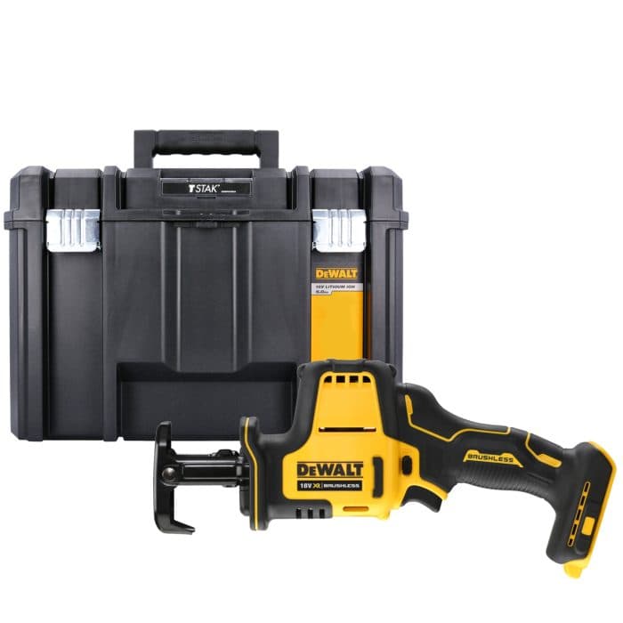 DeWalt DCS369 18V XR Cordless Brushless Sub Compact Reciprocating Saw With DWST1-71195 TSTAK VI Case