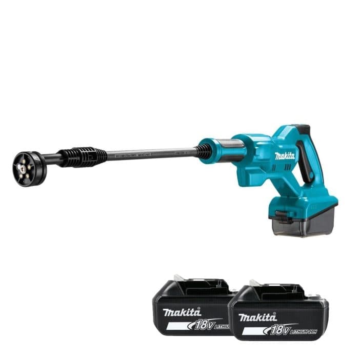 Makita Pressure Washer DHW180Z 18V LXT Cordless 24 Bar 250W With 2 x 6.0Ah Batteries