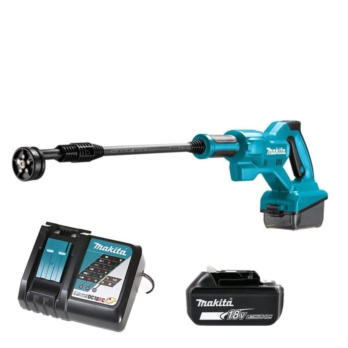 Makita Pressure Washer DHW180Z 18V LXT Cordless 24 Bar 250W With 1 x 6.0Ah Battery & Charger