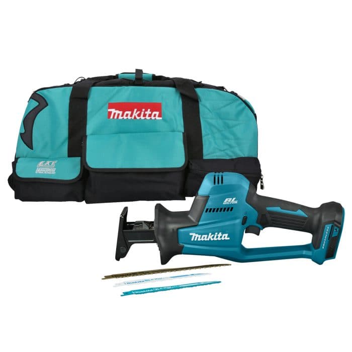 Makita DJR189Z 18V LXT Cordless Brushless 22mm Stroke Reciprocating Saw With LXT600 Tool Bag