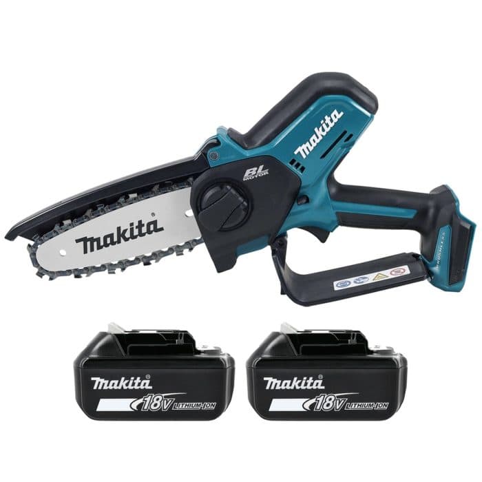 Makita Pruning Saw DUC150Z 18V LXT Cordless Brushless 150mm/6" 320W With 2 x 3Ah Batteries