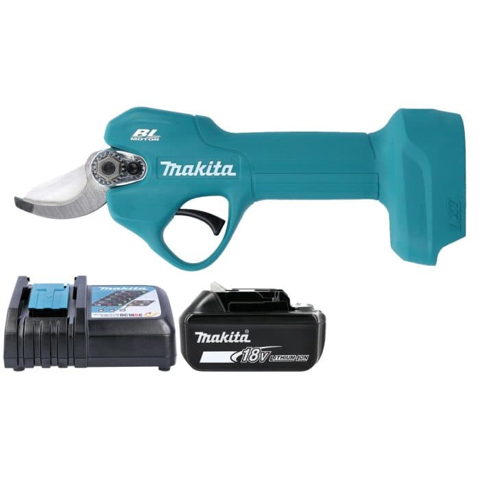 Makita DUP181Z 18V LXT Cordless Brushless Pruning Shears With 1 x 5Ah Battery & Charger