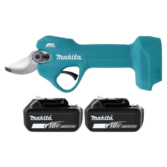 Makita DUP181Z 18V LXT Cordless Brushless Pruning Shears With 2 x 3Ah Batteries